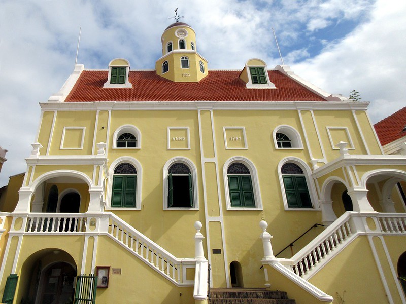 Exterior view of a church from 1769