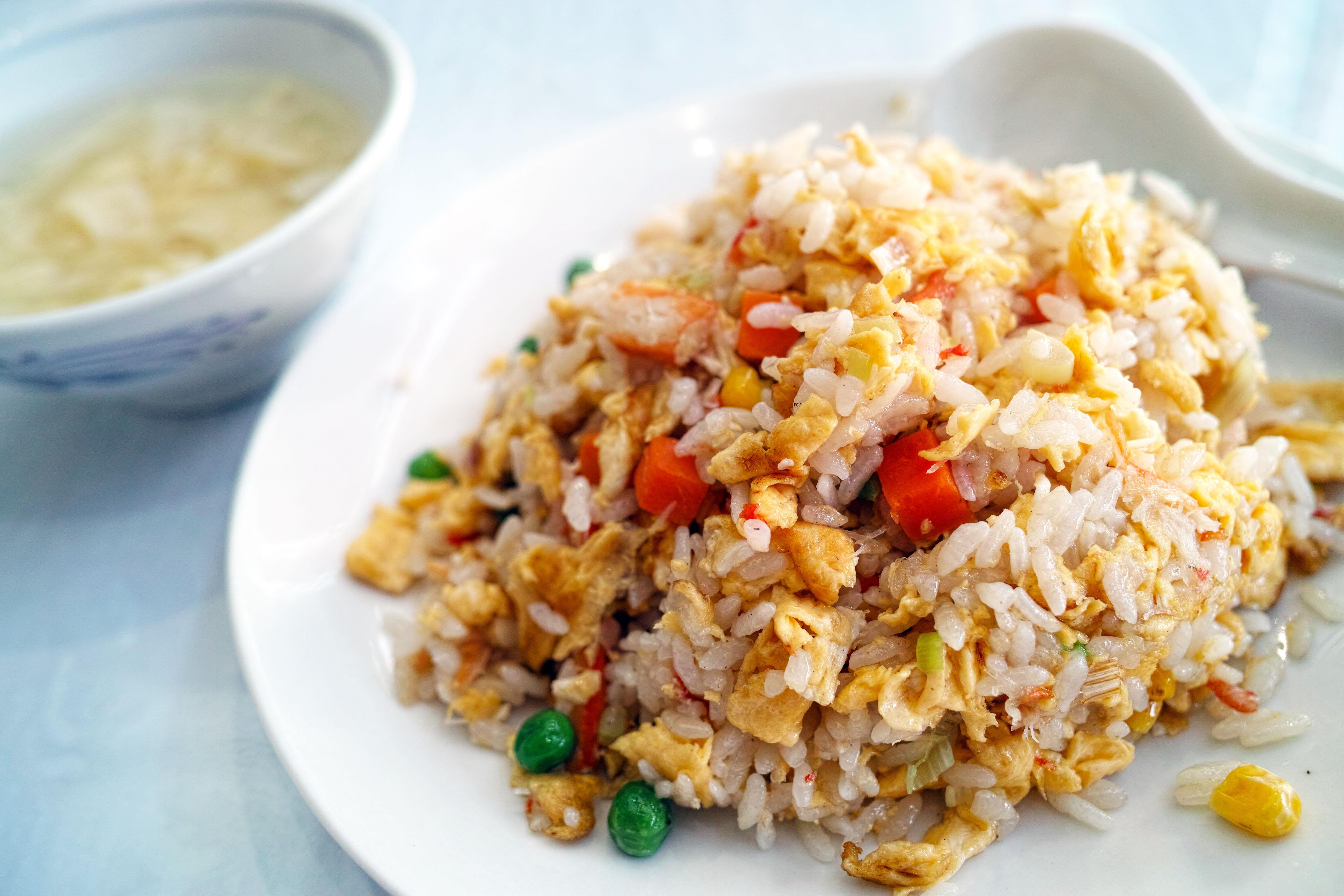 Stirfry rice with vegetables